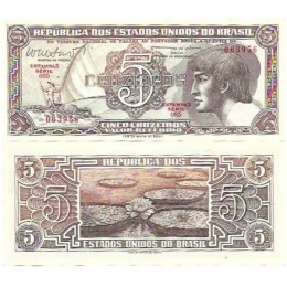 Brasil C-112 5 Cruzeiros 1962 Série 085 FE Índio