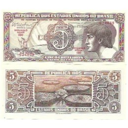 Brasil C-112 5 Cruzeiros 1962 Série 090 FE Índio