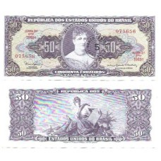 Brasil C-116 5 Centavos Carimbo 1967 FE - Série 1669