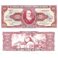 Brasil C-117 10 Centavos Carimbo 1966 FE