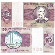 Brasil C-146b 100 Cruzeiros 1974 FE