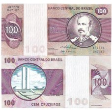 Brasil C-146b 100 Cruzeiros 1974 SFE/FE