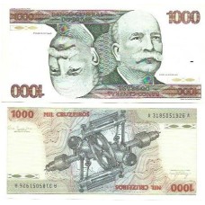 Brasil C-155 1.000 Cruzeiros 1980 SFE/FE Série 3185