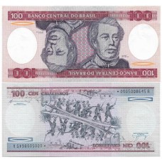 Brasil C-157a 100 Cruzeiros Asterisco* 1984 FE Série 0005