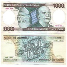 Brasil C-164a 1.000 Cruzeiros Asterisco* 1985 FE Série 0005