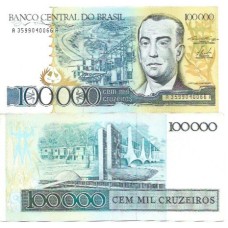 Brasil C-176 100.000 Cruzeiros 1985 FE