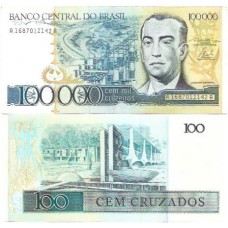 Brasil C-176 100.000 Cruzeiros 1985 SOBFE