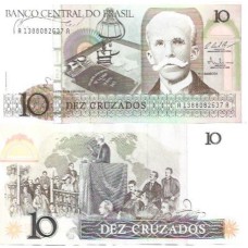 Brasil C-181 10 Cruzados 1987 FE