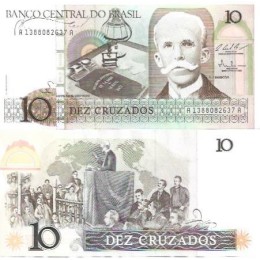 Brasil C-181 10 Cruzados 1987 FE