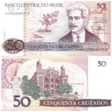 Brasil C-182 50 Cruzados 1986 FE - Série 0421