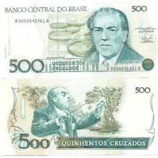 Brasil C-189 500 Cruzados 1986 FE