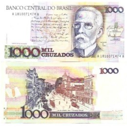 Brasil C-193 1.000 Cruzados 1987 FE Brasil C-193 1.000 Cruzados 1987 FE
