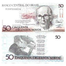 Brasil C-205 50 Cruzados Novos 1990 FE