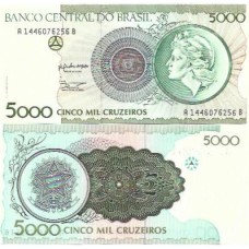 Brasil C-222 5.000 Cruzeiros 1990 FE