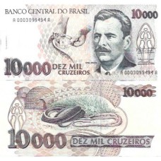 Brasil C-223 10.000 Cruzeiros 1991 FE