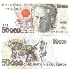 Brasil C-226 50.000 Cruzeiros 1992 FE