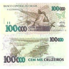 Brasil C-229 100.000 Cruzeiros 1993 FE