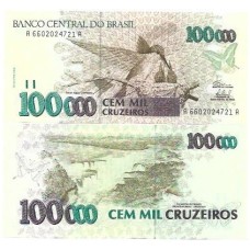 Brasil C-230 100.000 Cruzeiros 1993 FE
