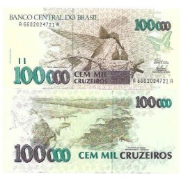 Brasil C-230 100.000 Cruzeiros 1993 FE