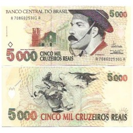 Brasil C-239 5.000 Cruzeiros Reais 1993 FE