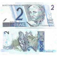 Brasil C-262 2 Reais 2009 FE