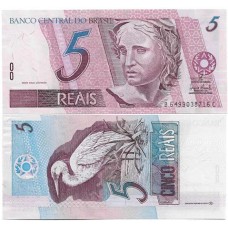 Brasil C-276 5 Reais 2006 SFE/FE