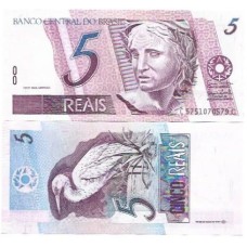 Brasil C-278 5 Reais 2009 FE