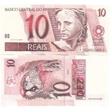 Brasil C-300 10 Reais 2010 SFE/FE