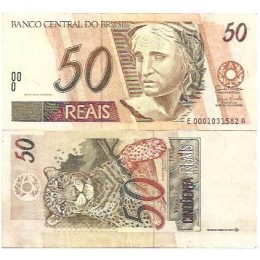 Brasil C-323 50 Reais 2009 MBC Série 0001