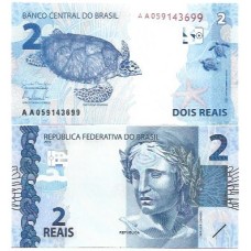 Brasil C-333 AA 2 Reais 2013 FE