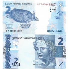 Brasil C-335 DF 2 Reais 2016 FE