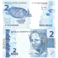 Brasil C-337 DZ 2 Reais 2016 FE