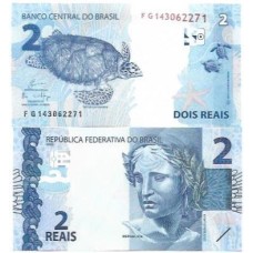 Brasil C-338 FG 2 Reais 2018 FE