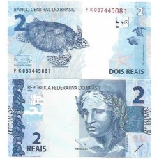 Brasil C-338 FK 2 Reais 2018 FE