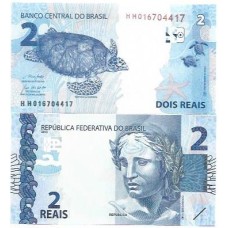 Brasil C-339 HH 2 Reais 2020 FE