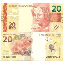 Brasil C-351 BD 20 Reais 2013 SOB