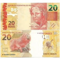 Brasil C-351 AA 20 Reais 2012 FE