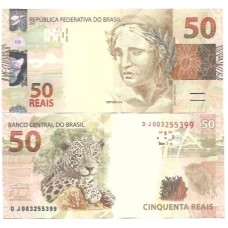 Brasil C-357 DJ 50 Reais 2013 FE