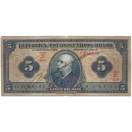 Brasil R-100c 5 Mil Réis 1942 USADA - 040480
