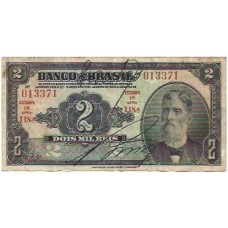 Brasil R-194b 2 Mil Réis 1923 MBC - 013371