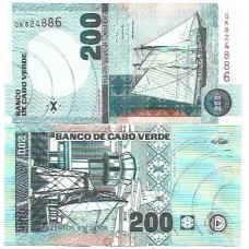 Cabo Verde 200 Escudos 2005 P-68a Fe