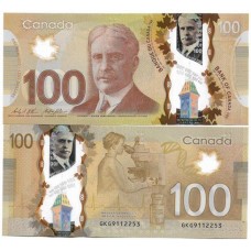 Canadá 100 Dollars 2014 P-110c FE Polím