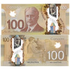 Canadá 100 Dollars 2014 P-110c SFE Polím