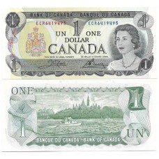 Canadá 1 Dollar 1973 FE P-85a1