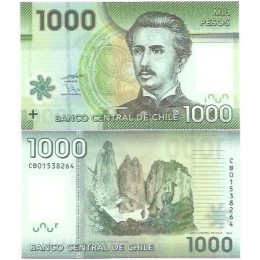 Chile 1.000 Pesos 2010 P-161a FE Polím