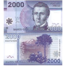 Chile 2.000 Pesos 2016 FE P162f Polím