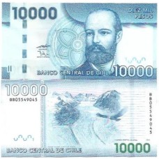 Chile 10.000 Pesos 2009 P-164a SFE
