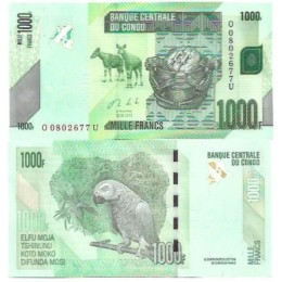Congo Rep Dem 1.000 Francs 2013 FE P-101b