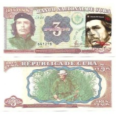 Cuba Cédula + Selo Postal Argentina Guevara Ver Descriçao