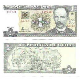 Cuba 1 Peso 2004 FE P-121d Cuba 1 Peso 2004 FE P-121d